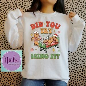 Cream Graphic Sweatshirt with Fun Print NEW.